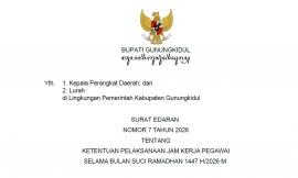 Penyesuaian Jam Pelayanan Selama Ramadhan